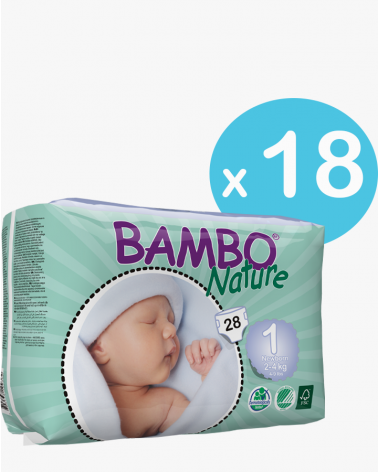 Bambo Nature New Born 2-4 Kg: Confezione Risparmio