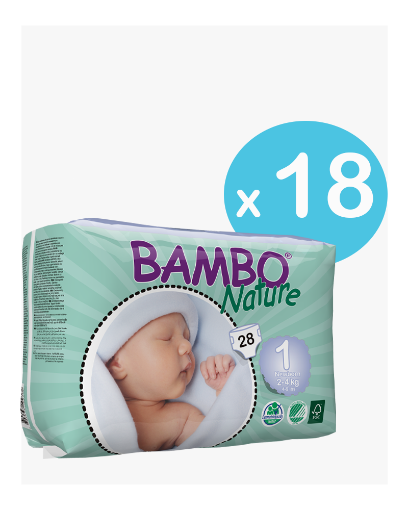 Bambo Nature New Born 2-4 Kg: Confezione Risparmio