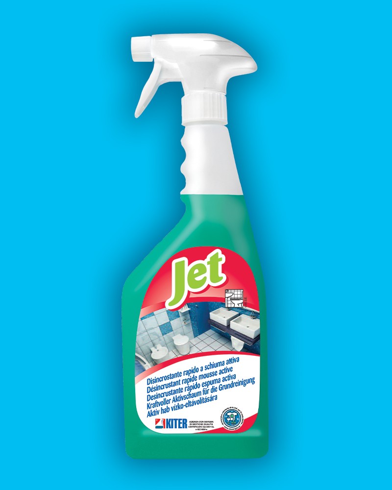 Jet: Schiuma Attiva Anticalcare per pulizie di Fondo